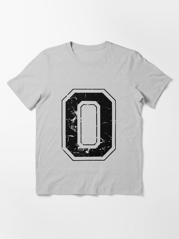 "Number 0 Zero Black Jersey Sports Athletic Player" Tshirt for Sale by porcodiseno Redbubble