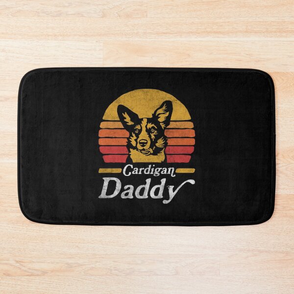 Item preview, Retro Vintage Cardigan Welsh Corgi Daddy designed and sold by More Cute Dogs.