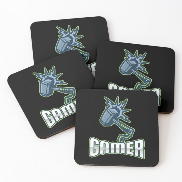 Item preview, Gamer with Squad holding a Hammer designed and sold by PRIVARSHU.