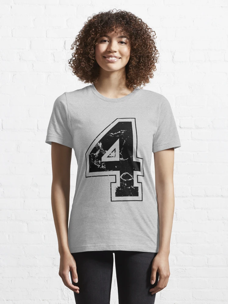Black 4 Sale | Redbubble T-Shirt porcodiseno Number Player\