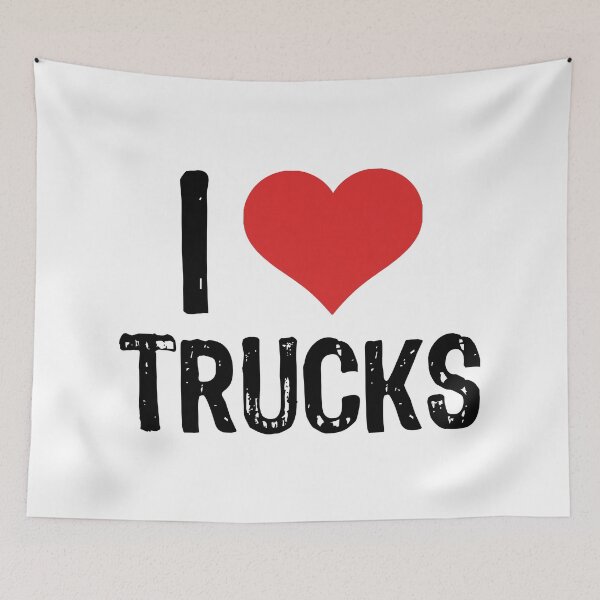 Artikelvorschau, Ich liebe Lastwagen entworfen und verkauft von The "I Love Everything" Shop.