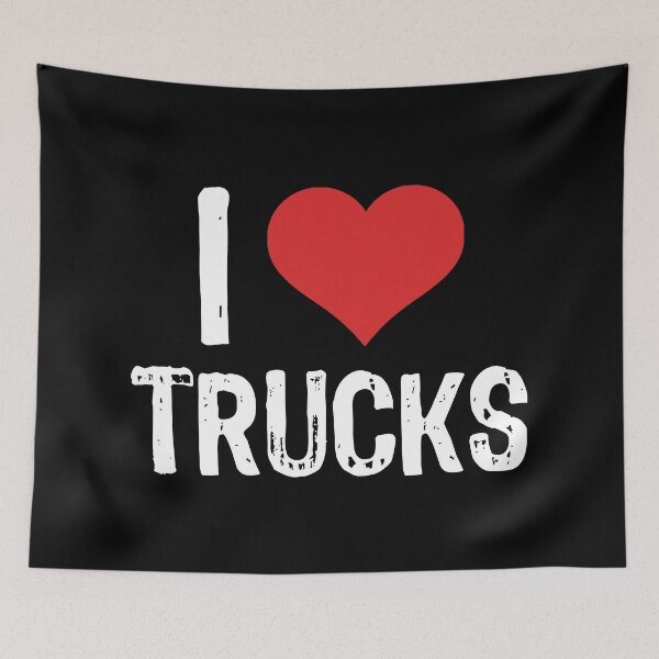 Artikelvorschau, Ich liebe Lastwagen entworfen und verkauft von The "I Love Everything" Shop.