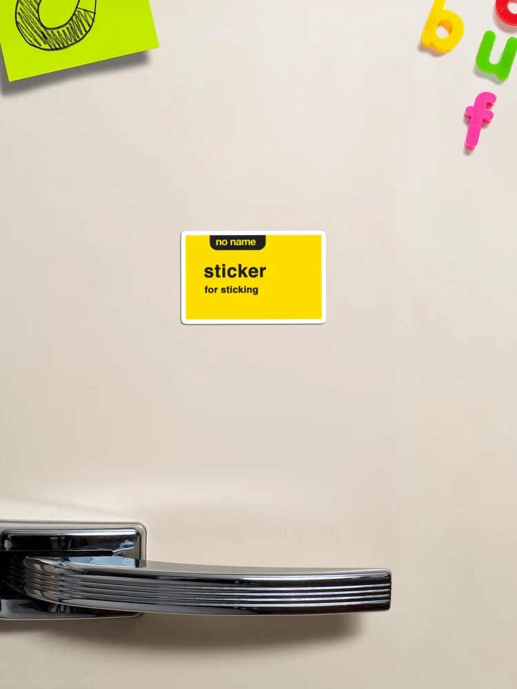 sticker for sticking Magnet for Sale by adoraroara