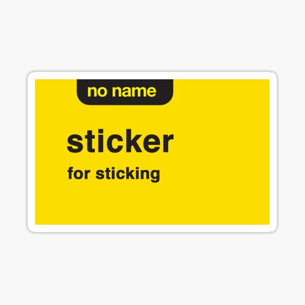 sticker for sticking Sticker
