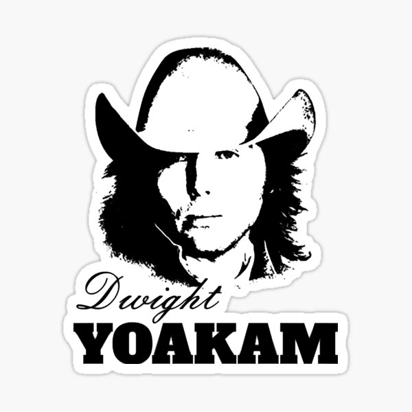 "Dwight Yoakam" Sticker for Sale by Sephjoo16 Redbubble