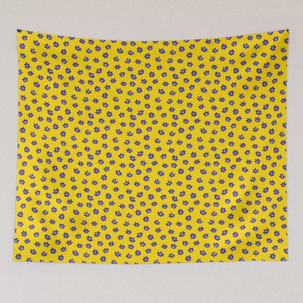 Item preview, Bright purple and yellow Kidneywort festival designed and sold by AnnaEleCreate.