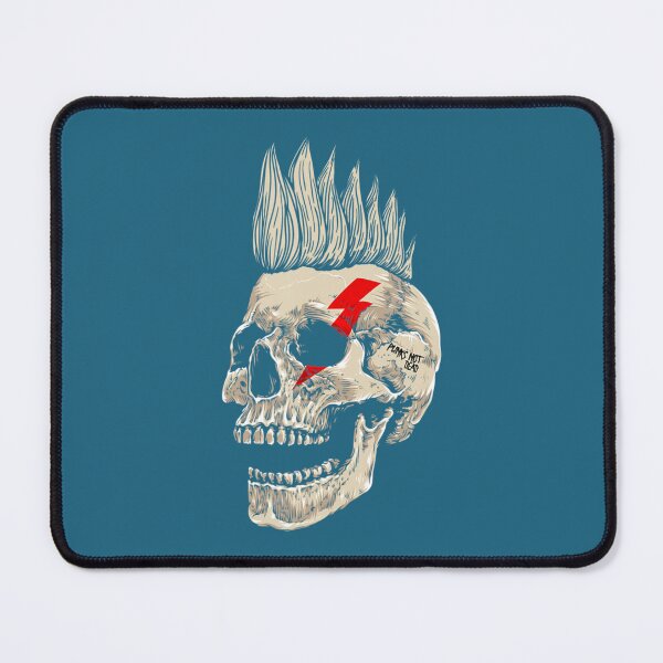 Item preview, Punk Rock Skull With Mohawk Style Punk's Not Dead designed and sold by ZinEc.