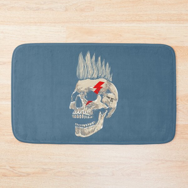 Item preview, Punk Rock Skull With Mohawk Style Punk's Not Dead designed and sold by ZinEc.