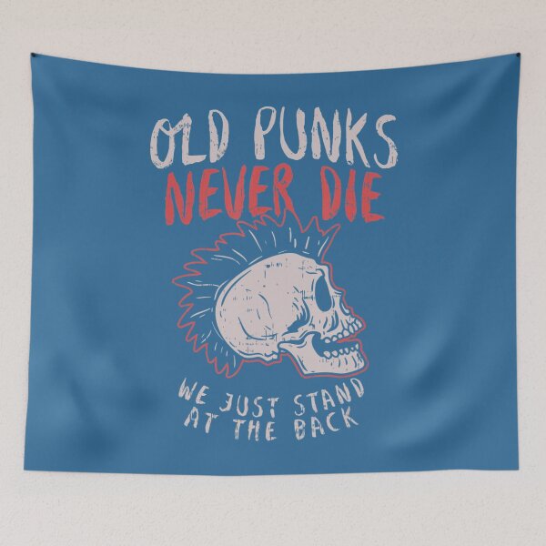 Item preview, Old Punks Never Die Rock Music Gif designed and sold by ZinEc.