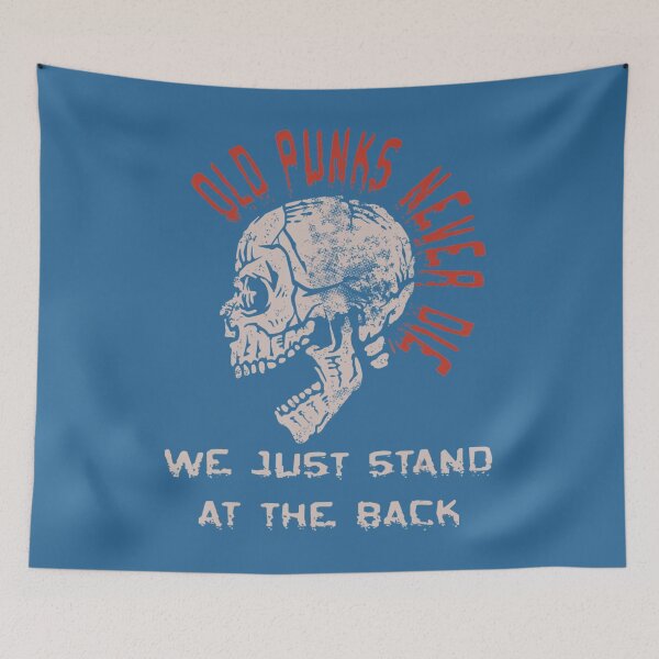 Item preview, Old Punks Never Die Rock Music designed and sold by ZinEc.