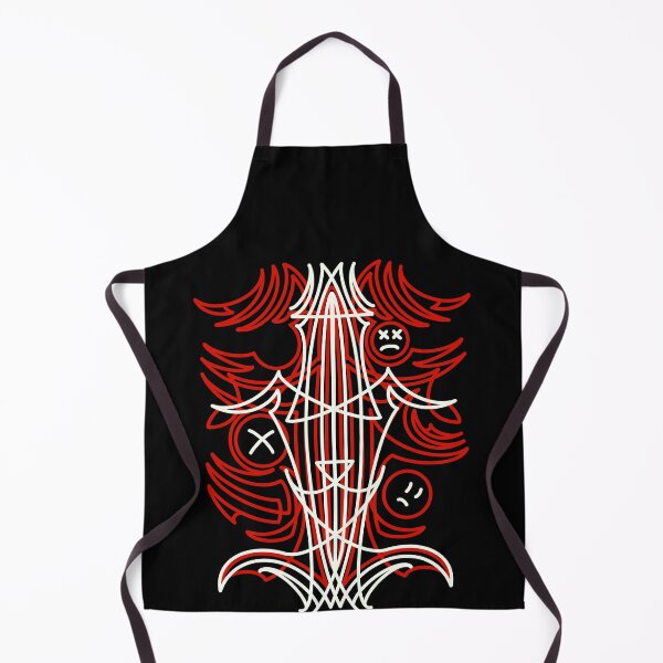 Item preview, White Over Red Symmetrical Over Asymmetrical Pinstripe designed and sold by Goose Motors.