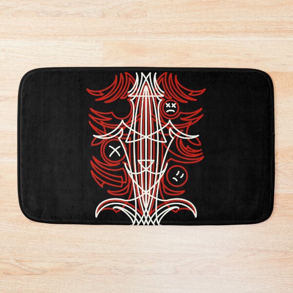Item preview, White Over Red Symmetrical Over Asymmetrical Pinstripe  designed and sold by Goose Motors.