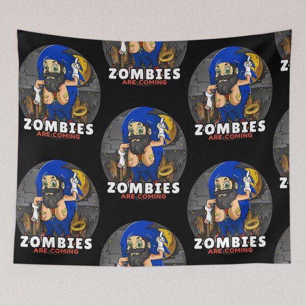 Item preview, Funny Zombie Gnome Horror Gaming design Hedgehog  designed and sold by SarahHold89594.