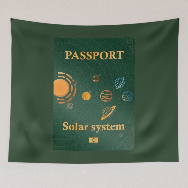 Item preview, Passport - Solar system - Green designed and sold by jc007.