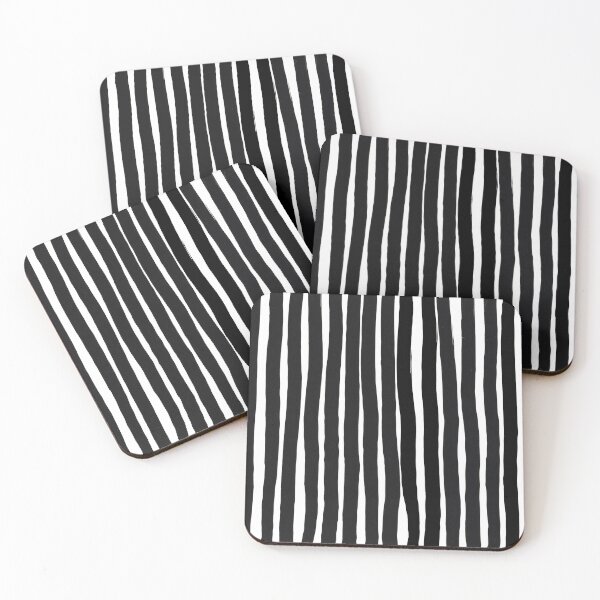 Item preview, Black striped pattern vertical designed and sold by patterncrow.