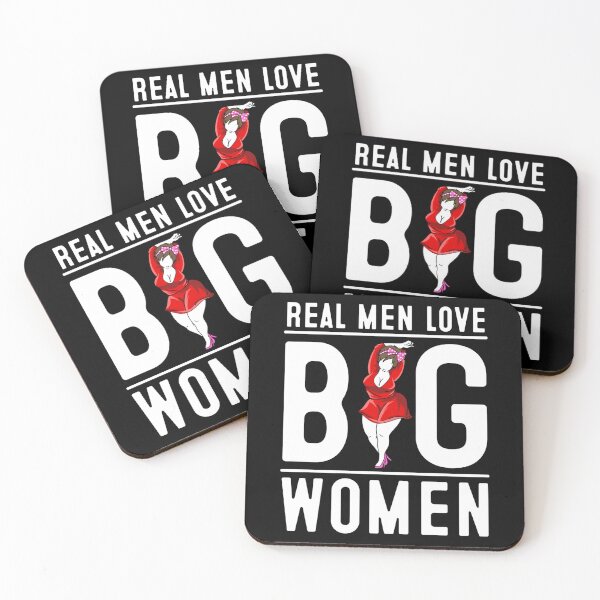 Item preview, Funny Real Men Love Big Women Gift For Chubby Fat Girl Teen designed and sold by leshiarivers.