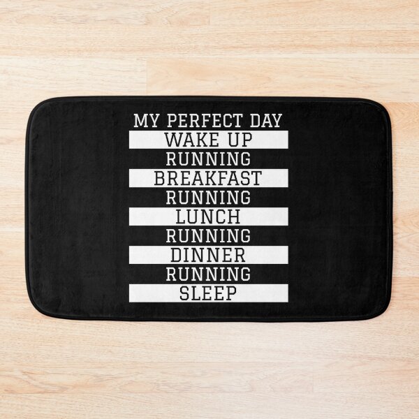 Item preview, Funny Marathon Runner Gift 'my Perfect Day' Love Running Essential T-Shirt designed and sold by brittaapriliy.