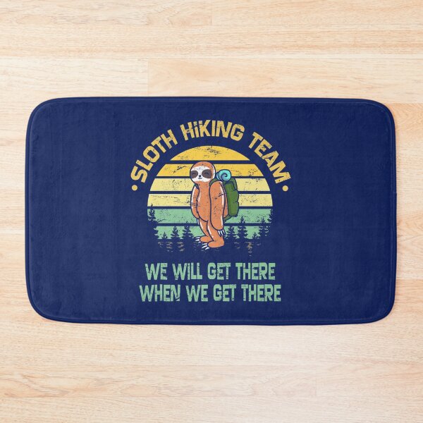 Item preview, Sloth Hiking Team Hiker Camper Funny Retro Premium  designed and sold by ZuyTemmm.