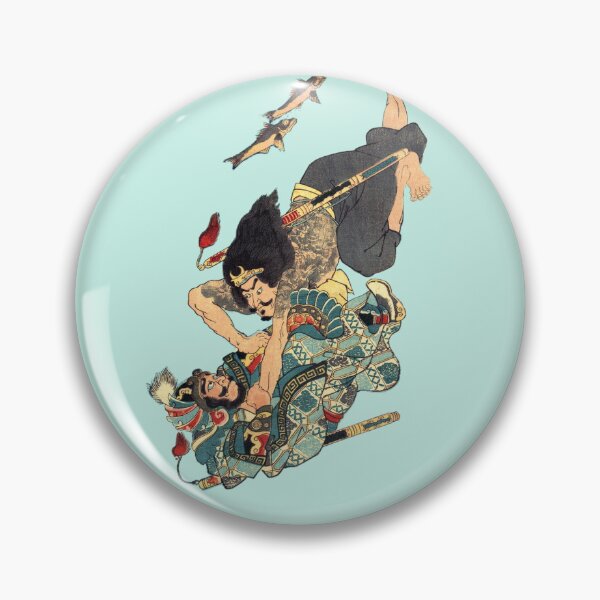 Item preview, Utagawa Kuniyoshi - Fighting Under Water 1856 designed and sold by portokalis.