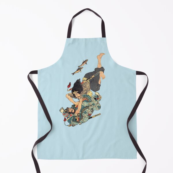 Item preview, Utagawa Kuniyoshi - Fighting Under Water 1856 designed and sold by portokalis.