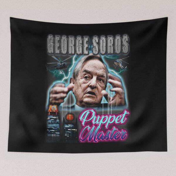 Aperçu de l'œuvre George Soros - T-shirt Conspiracy Essentiel créée et vendue par bubarmahunap.