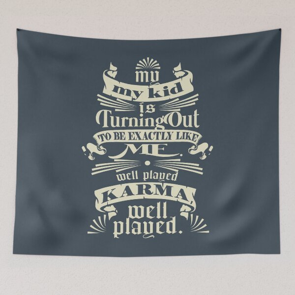 Aperçu de l'œuvre Parenthood Funny Parents Kid Karma Design créée et vendue par Articulate.