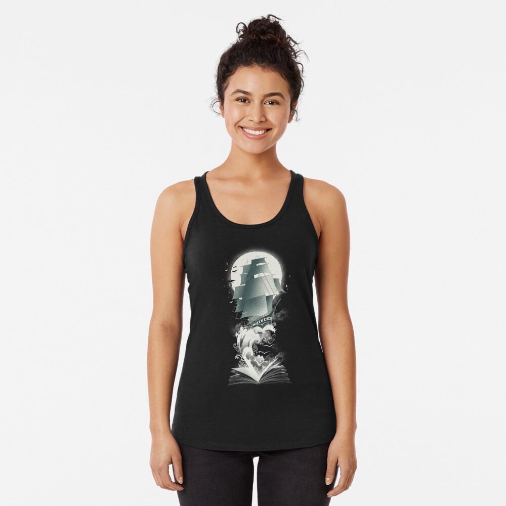 Book of Adventures Racerback Tank Top