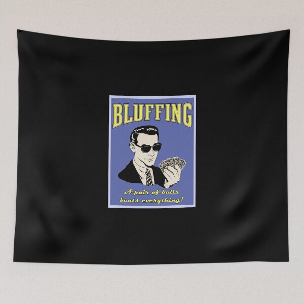 Item preview, Bluffing Racerback Tank Top designed and sold by krnnvrstacy.