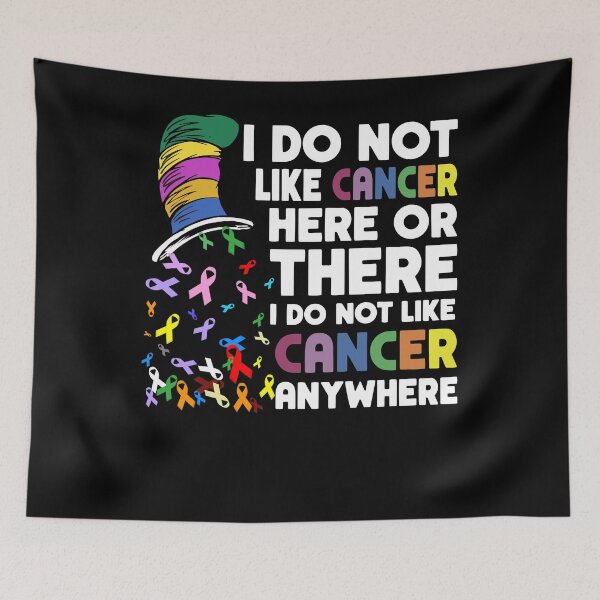 Item preview, I Do Not Like Cancer Here Or There Cancer Awareness designed and sold by leshiarivers.