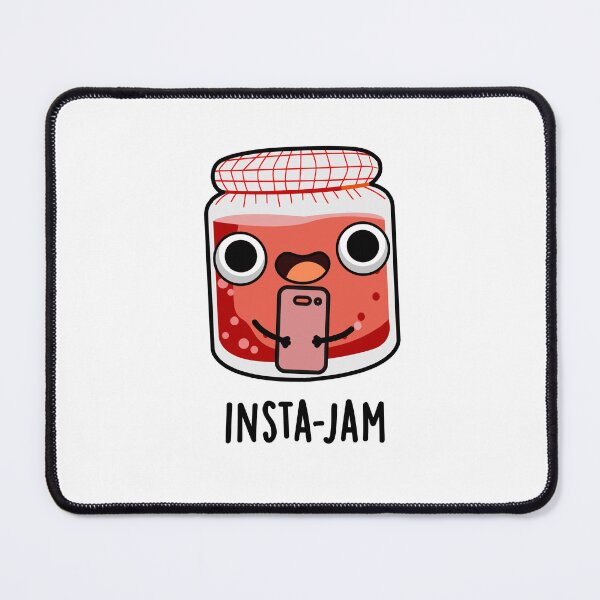 Artikelvorschau, Lustige Jam-Wortspiele in den sozialen Medien von Insta-Jam entworfen und verkauft von punnybone.