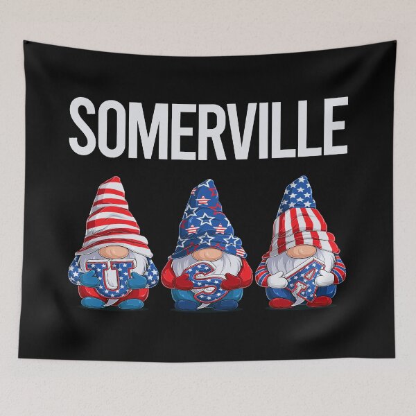 Item preview, Happy USA Gnomes Somerville designed and sold by xaviajames9.
