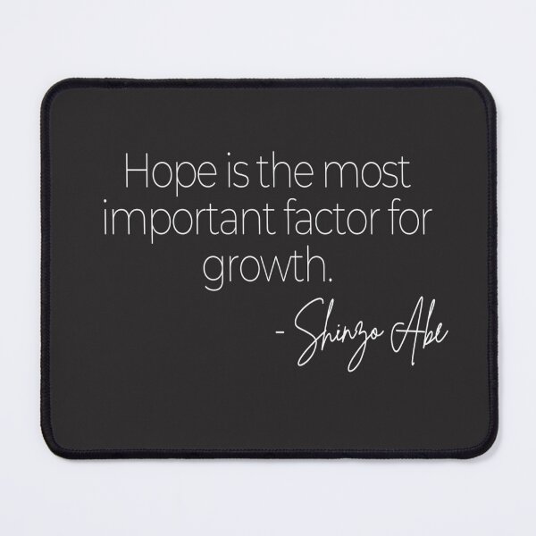 Item preview, Shinzo Abe Inspirational Quotes designed and sold by TonsPOD.
