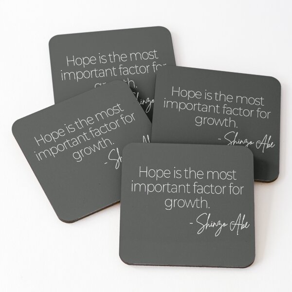Item preview, Shinzo Abe Inspirational Quotes designed and sold by TonsPOD.