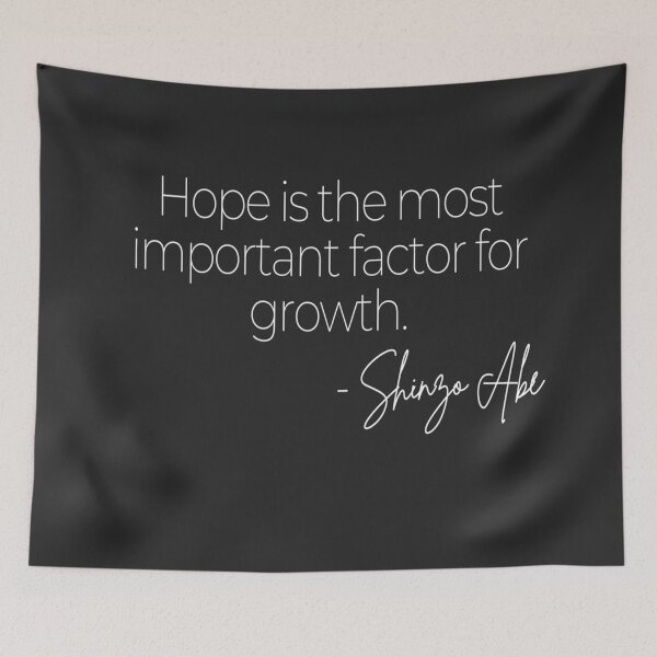 Item preview, Shinzo Abe Inspirational Quotes designed and sold by TonsPOD.