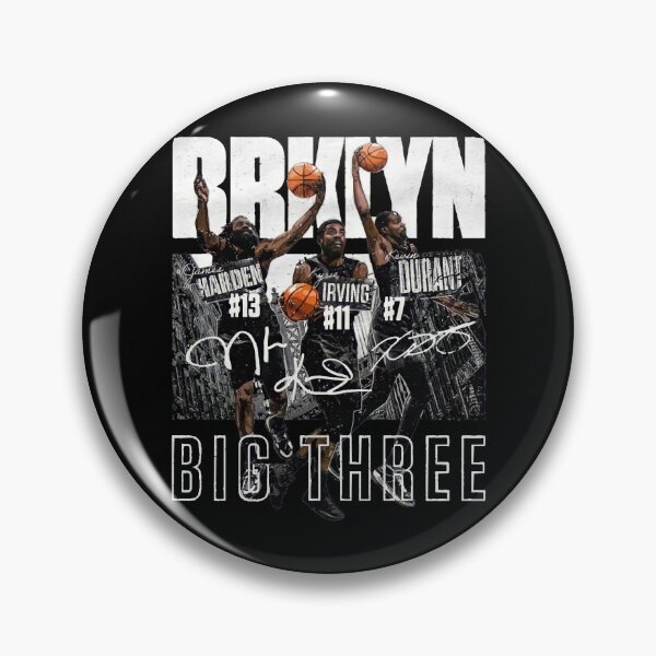 Item preview, Big Three for Brooklyn Nets  designed and sold by EriThompson.