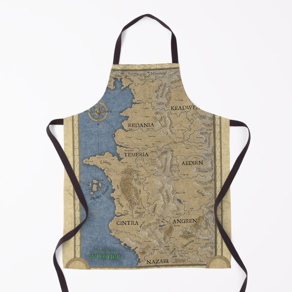 Item preview, Witcher map tolkien style designed and sold by dvg94.