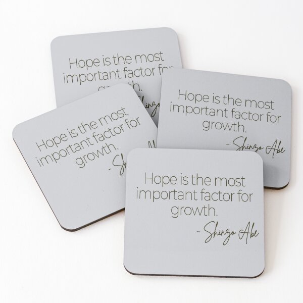 Item preview, Shinzo Abe Inspirational Quotes designed and sold by TonsPOD.