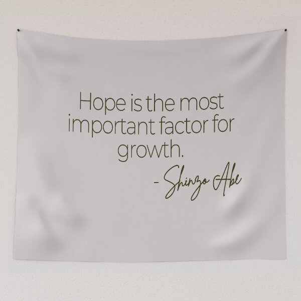 Item preview, Shinzo Abe Inspirational Quotes designed and sold by TonsPOD.