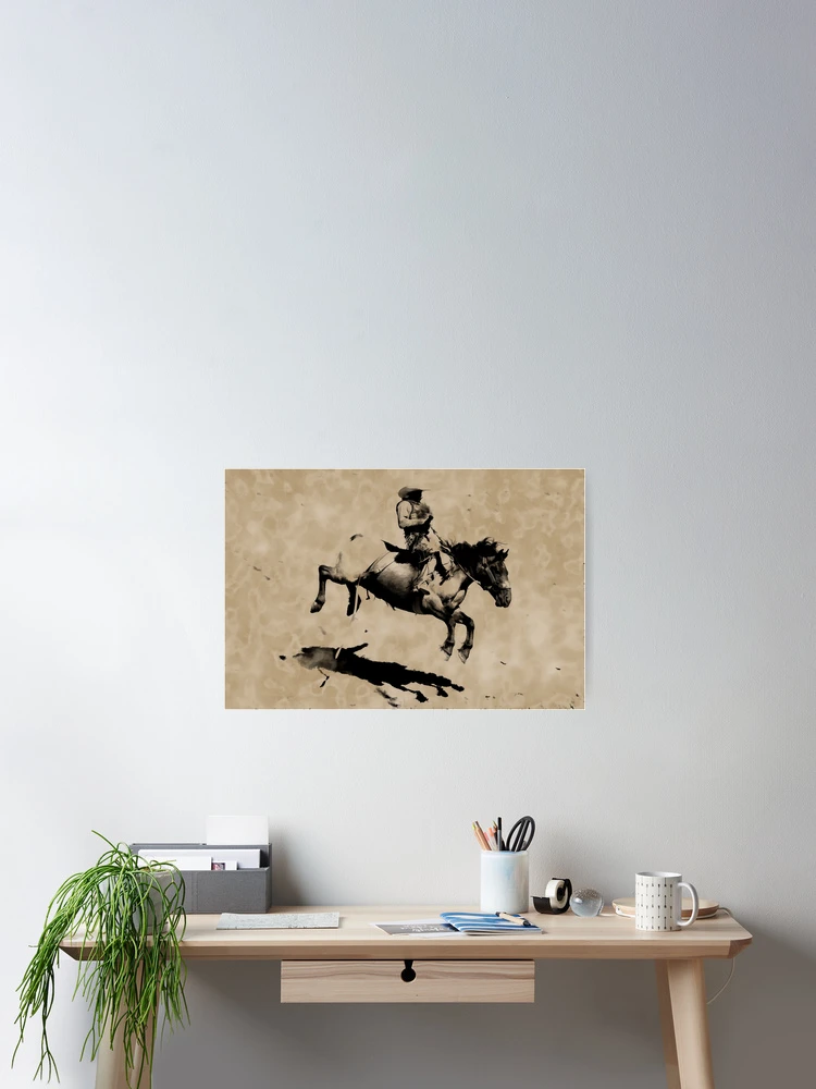 Thumbnail 2 of 3, Poster, Bronco Rider - Rodeo Cowboy designed and sold by NaturePrints.