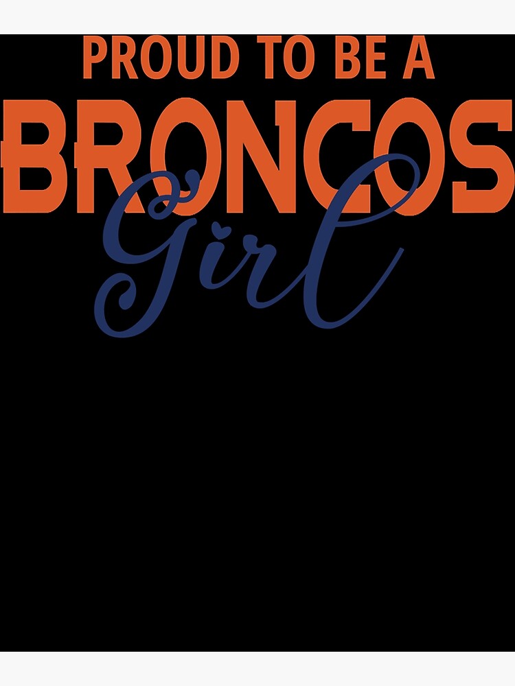 Denver Broncos // Retro Fan Art Design Sticker for Sale by AqUessT12