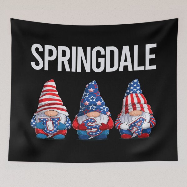Item preview, Happy USA Gnomes Springdale designed and sold by xaviajames9.
