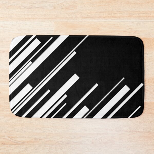 Item preview, Diagonals - White on Black  designed and sold by LAEC-Shop.