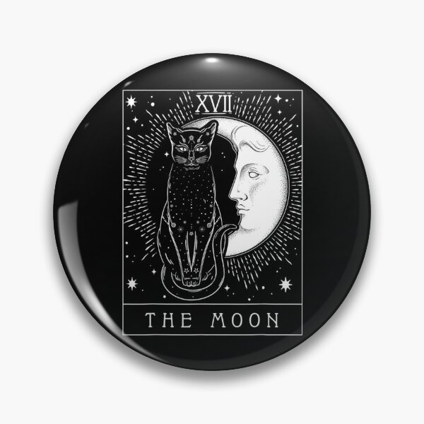 Item preview, Tarot Card Crescent Moon And Cat designed and sold by IchanKira.