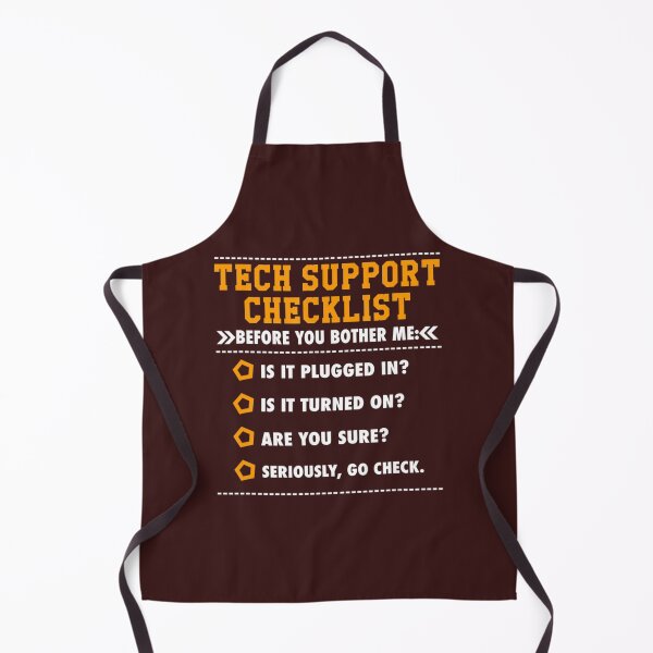 Item preview, Tech Support Checklist T-Shirt, Sysadmin designed and sold by IchanKira.