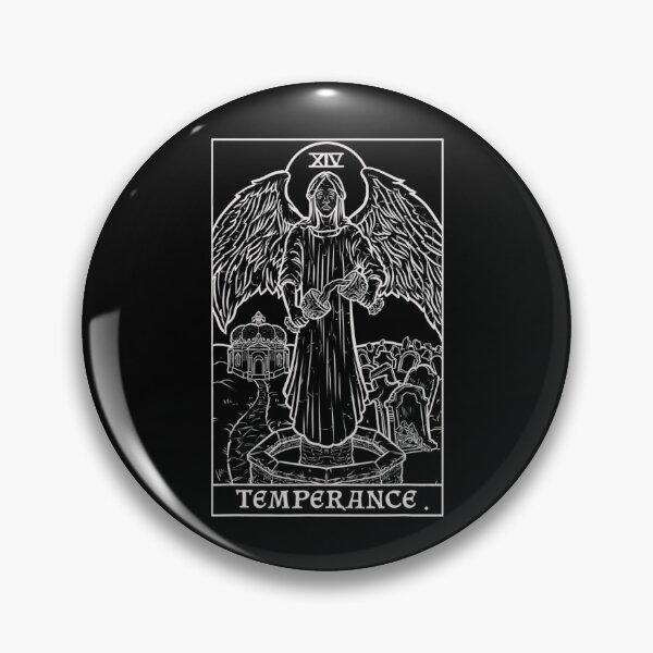 Item preview, Temperance Tarot Card Halloween Goth Horror Crying Angel designed and sold by IchanKira.