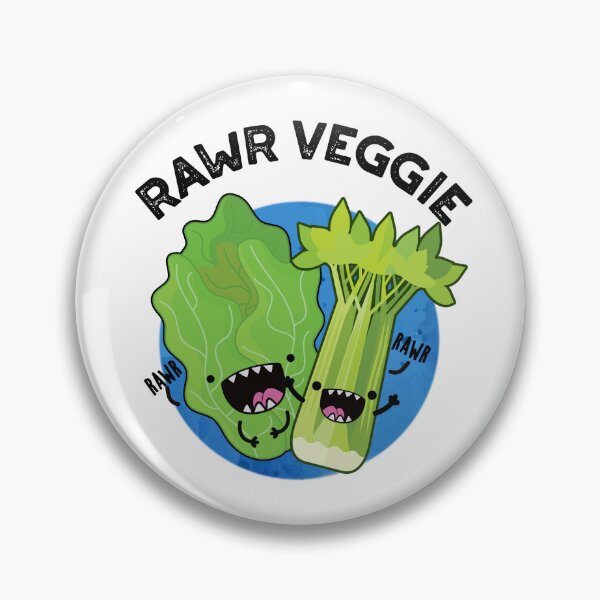 Item preview, Rawr Veggie Funny Food Puns  designed and sold by punnybone.