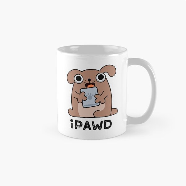 Item preview, iPawd Cute Doggie Tablet Pun designed and sold by punnybone.