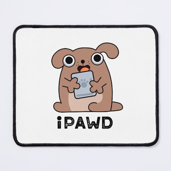 Item preview, iPawd Cute Doggie Tablet Pun designed and sold by punnybone.