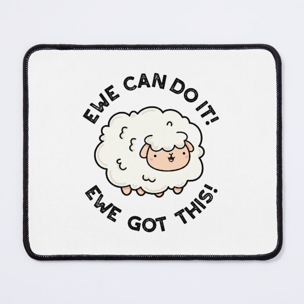 Item preview, Ewe Can Do It Ewe Got This Funny Sheep Puns designed and sold by punnybone.