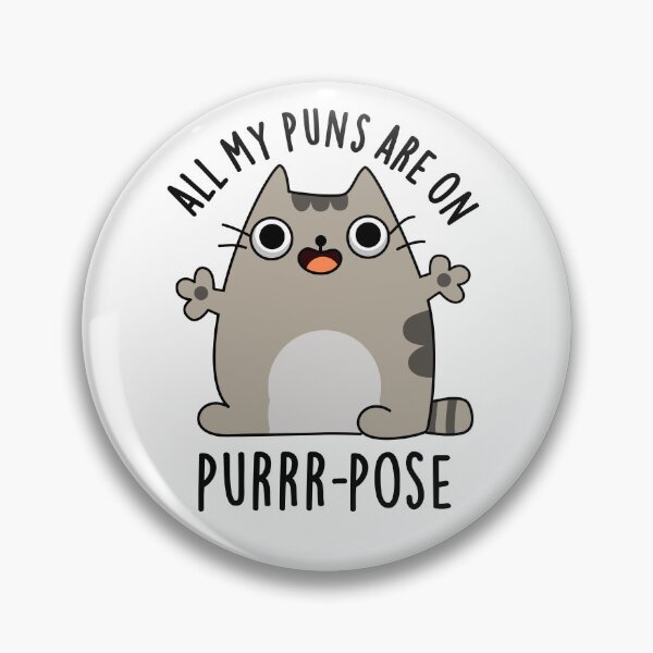 Item preview, All My Puns Are On Purrr-pose Funny Cat Puns  designed and sold by punnybone.